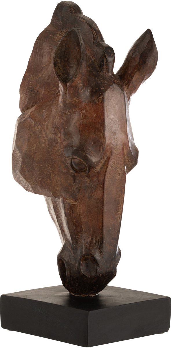 J-Line Paardenkop Poly Bruin