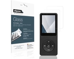 dipos – 2x Pantserfolie geschikt voor BORDEAG RT001 MP3-Player | 9H Screenprotector