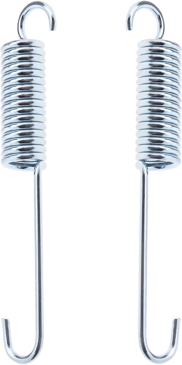 2 Stuks 120mm Lengte Motorfiets Kickstand Terugveerspringen voor Voetsteun en Zijstandaard - Sterke Terugslag en Duurzaam Metaal