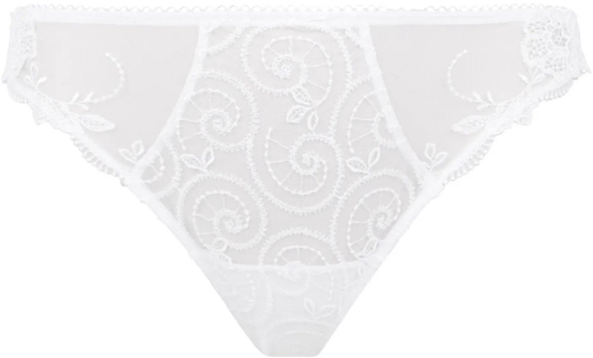 Lise Charmel Lingerie Crystal Poesie Slip Seduction Wit ACH0734
