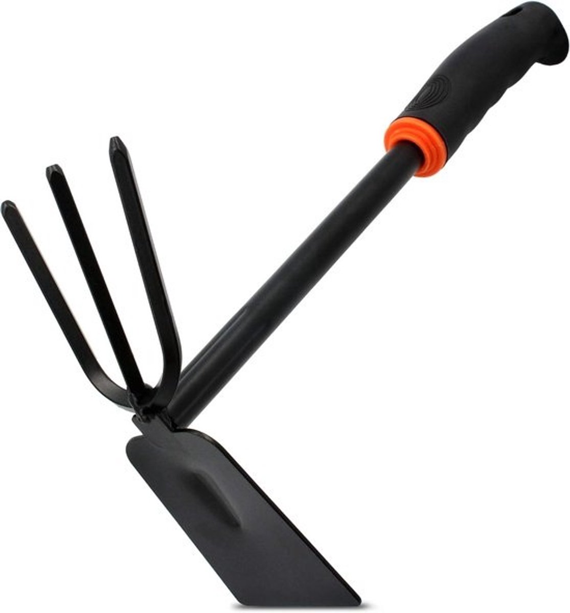 Tuinhark met schoffel - Handgereedschap - Bodem bewerken - 2-in-1-functie - 32 cm lengte