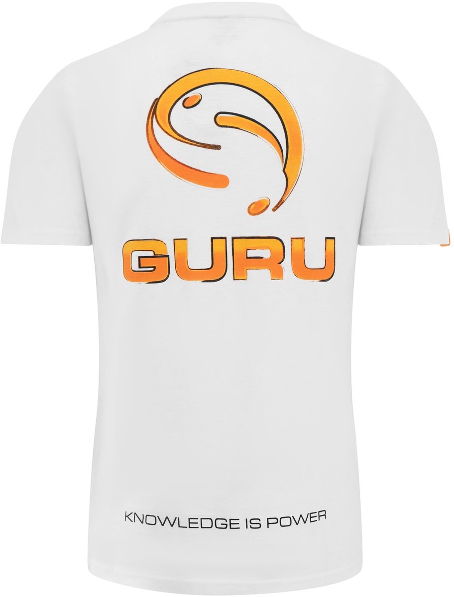Guru Semi Logo T-shirt Wit XL - Vis Shirt