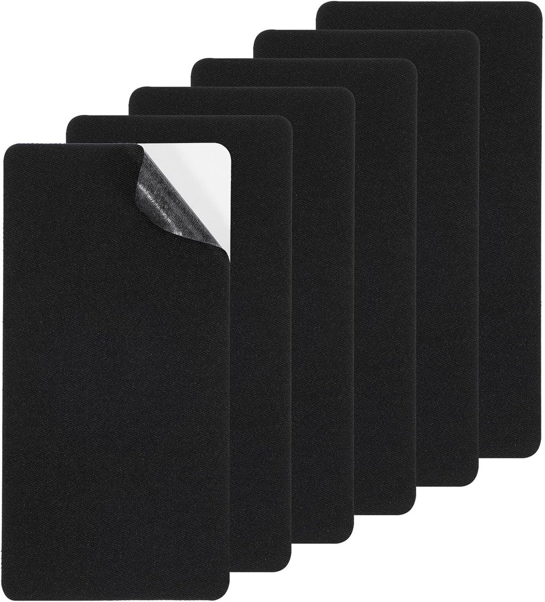 6 Stuks Zelfklevende Canvas Patches voor Kleding, Meubels en Tenten - Waterdichte Herstelsets voor Snel en Eenvoudig Repareren van Stoffen en Textiel (19.8×10cm)