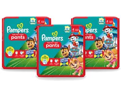 3 x Pampers – Luierbroekjes – Baby Dry Pants Paw Patrol Maat 4 – 25 Luiers - Voordeelverpakking - 3 stuks