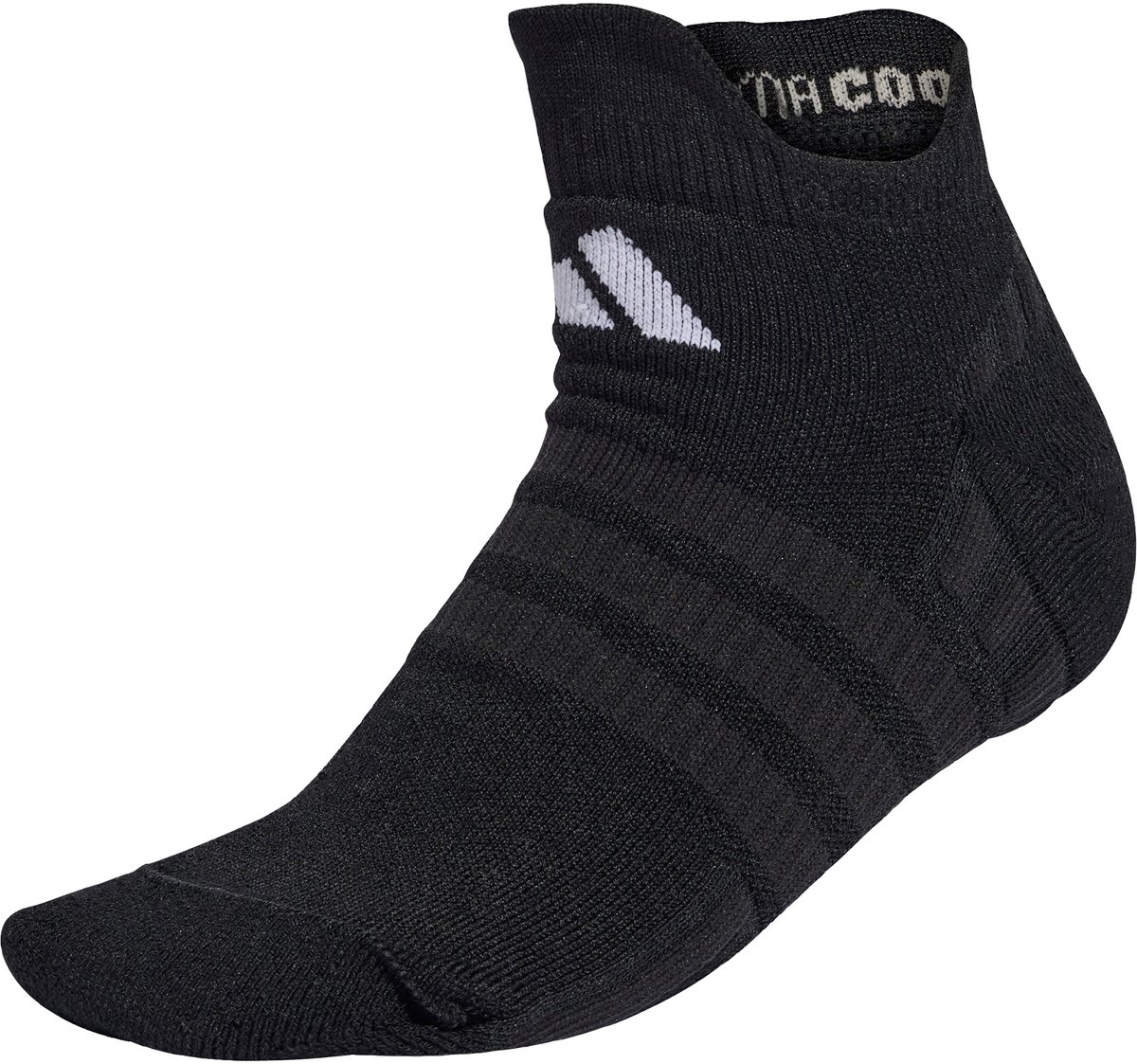 Adidas Performance Lage Gevoerde Tennissokken Unisex Zwart