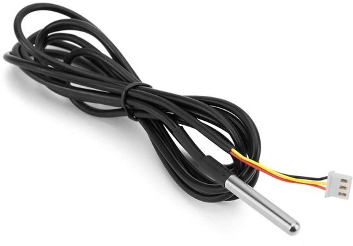 Temperatuursensor - Meetinstrument - Voor omgevingsmetingen - Kabel van 2 meter - -10 tot 85 graden