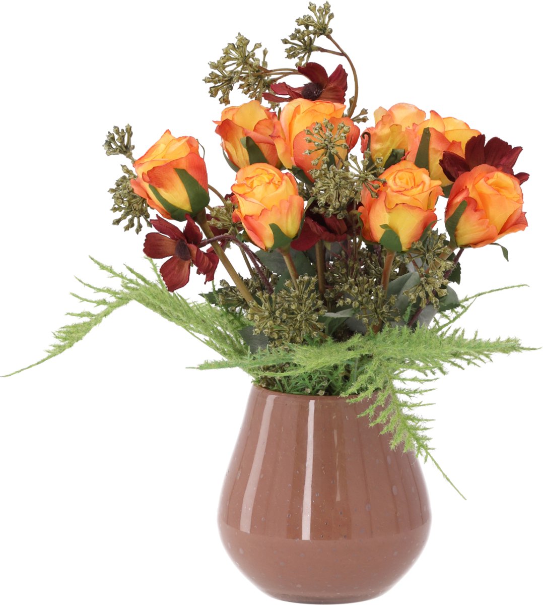 maxifleur Kunstplanten Kunst herfstboeket Hanne Split 35cm Meerkleurig