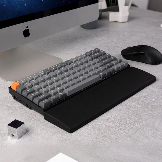 Siliconen Polssteun en Handsteun voor 75% Mechanische Toetsenborden - Comfortabel Typen, Ergonomisch Ontwerp en Geschikt voor K2, K6 en Meer - 317mm (12.48") — afbeelding 5