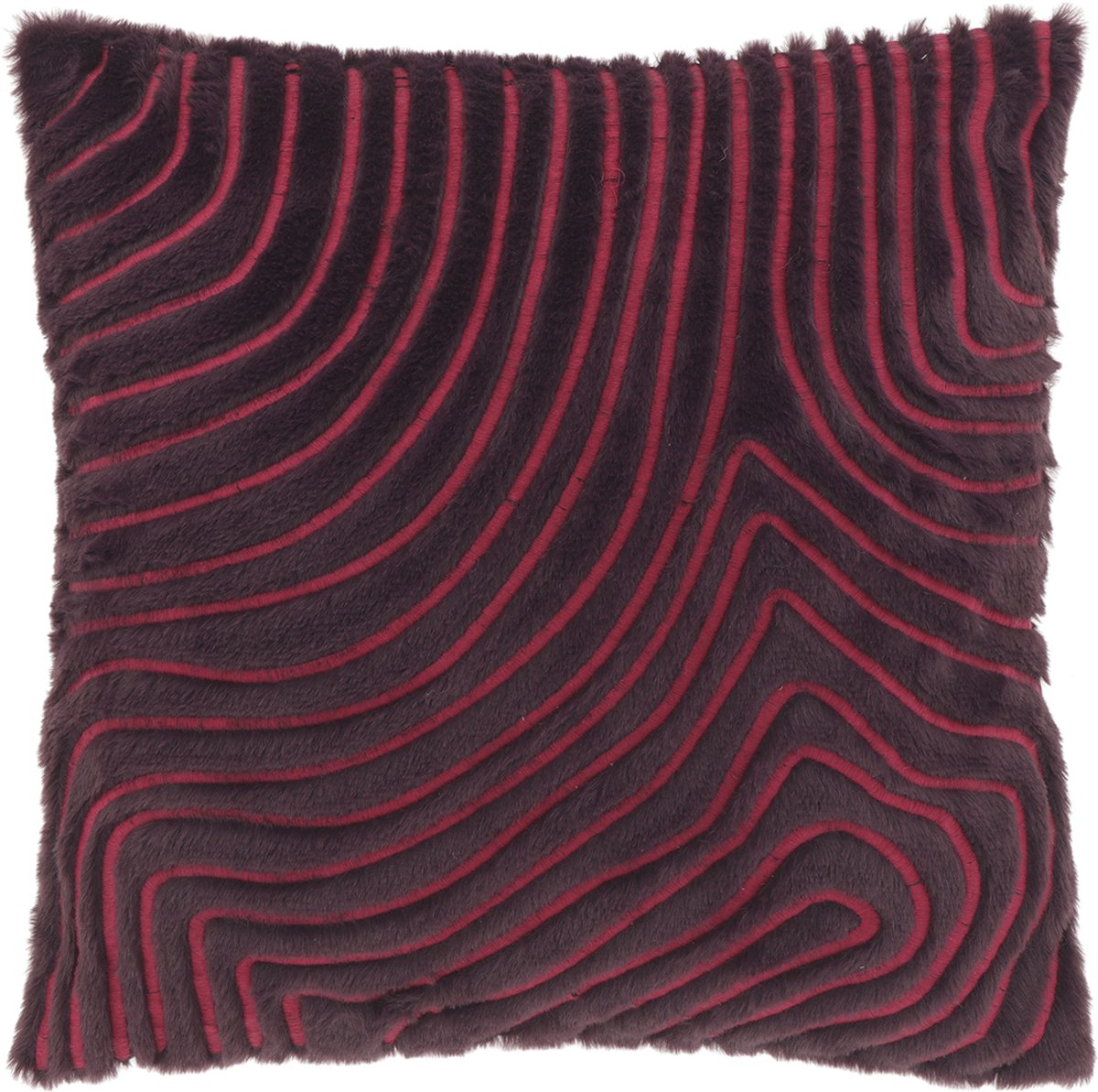 Unique Living Sierkussen Jace 45x45cm - Dark Purple Paars
