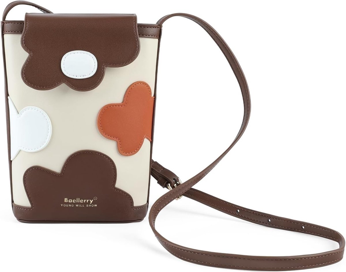 Schattige mini crossbody tas voor vrouwen, perfecte mobiele telefoon portemonnee met ruimte voor kaarten en geld