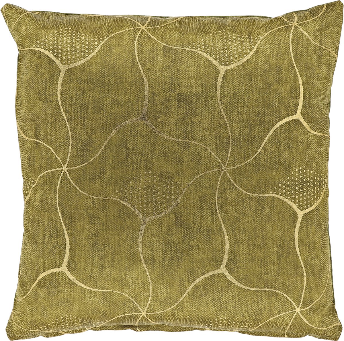 Unique Living Sierkussen Celina 45x45cm - Moss Green Groen