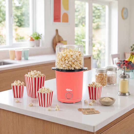 Giles & Posner Funfair Popcornmachine - 2-in-1 Deksel & Serveerkom — afbeelding 2