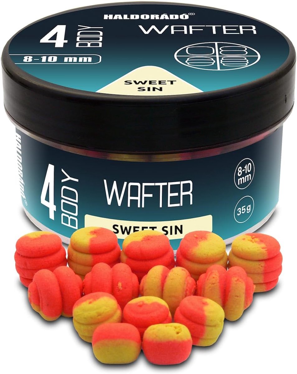 Carpvissen Wafters 8-10mm - 4 Verschillende Vormen - Gematigde Drijfvermogen - Perfect voor Traditioneel Vissen - ShopVlot