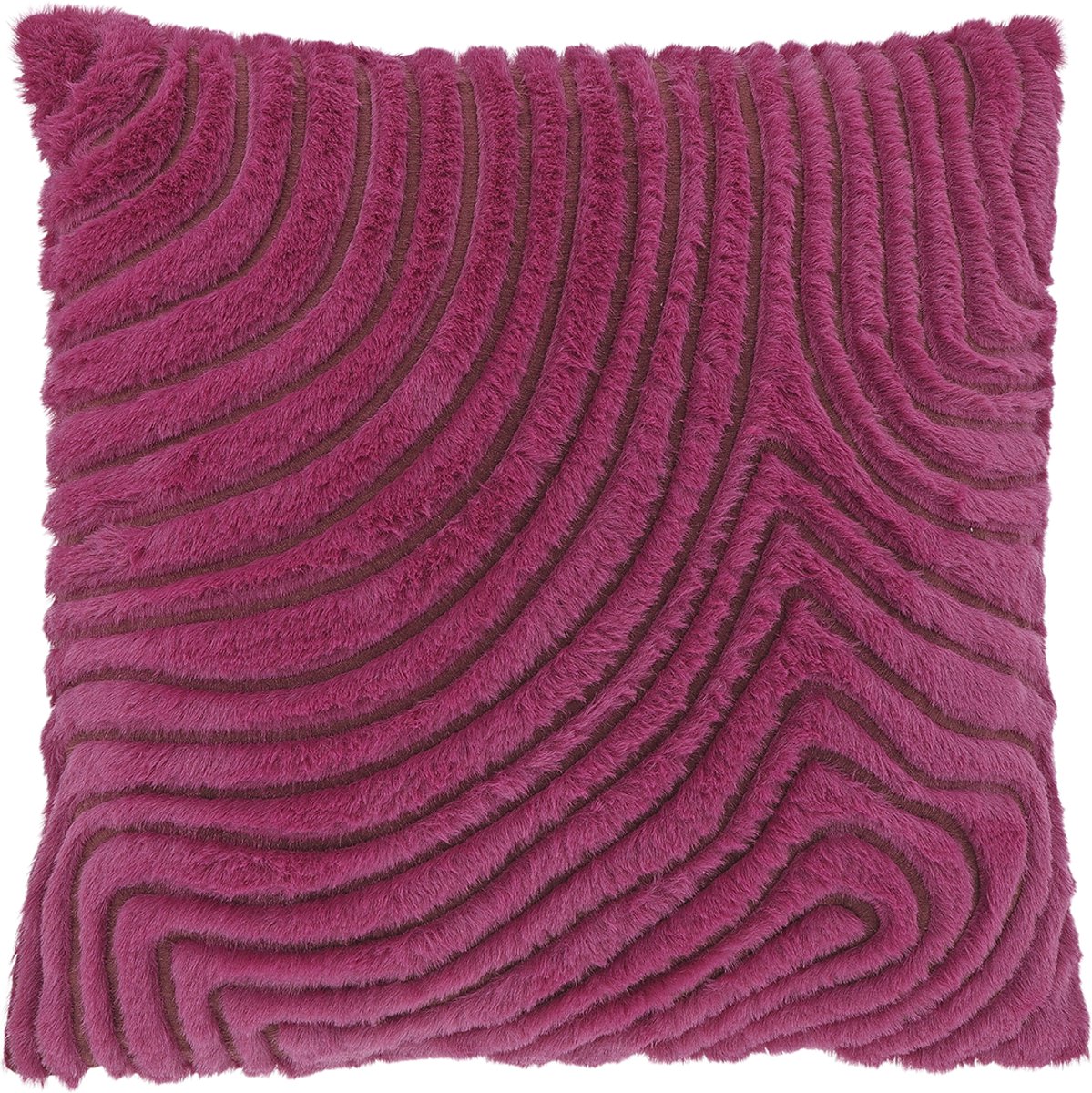 Unique Living Sierkussen Jace 45x45cm - Fuchsia Roze