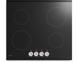 Klarstein Kochheld inductiekookplaat - 4-pits elektrische inductiekookplaat, 7200W boost, draaiknopbediening, matglas, oververhittingsbeveiliging, restwarmte-indicator, 60 cm kookplaat
