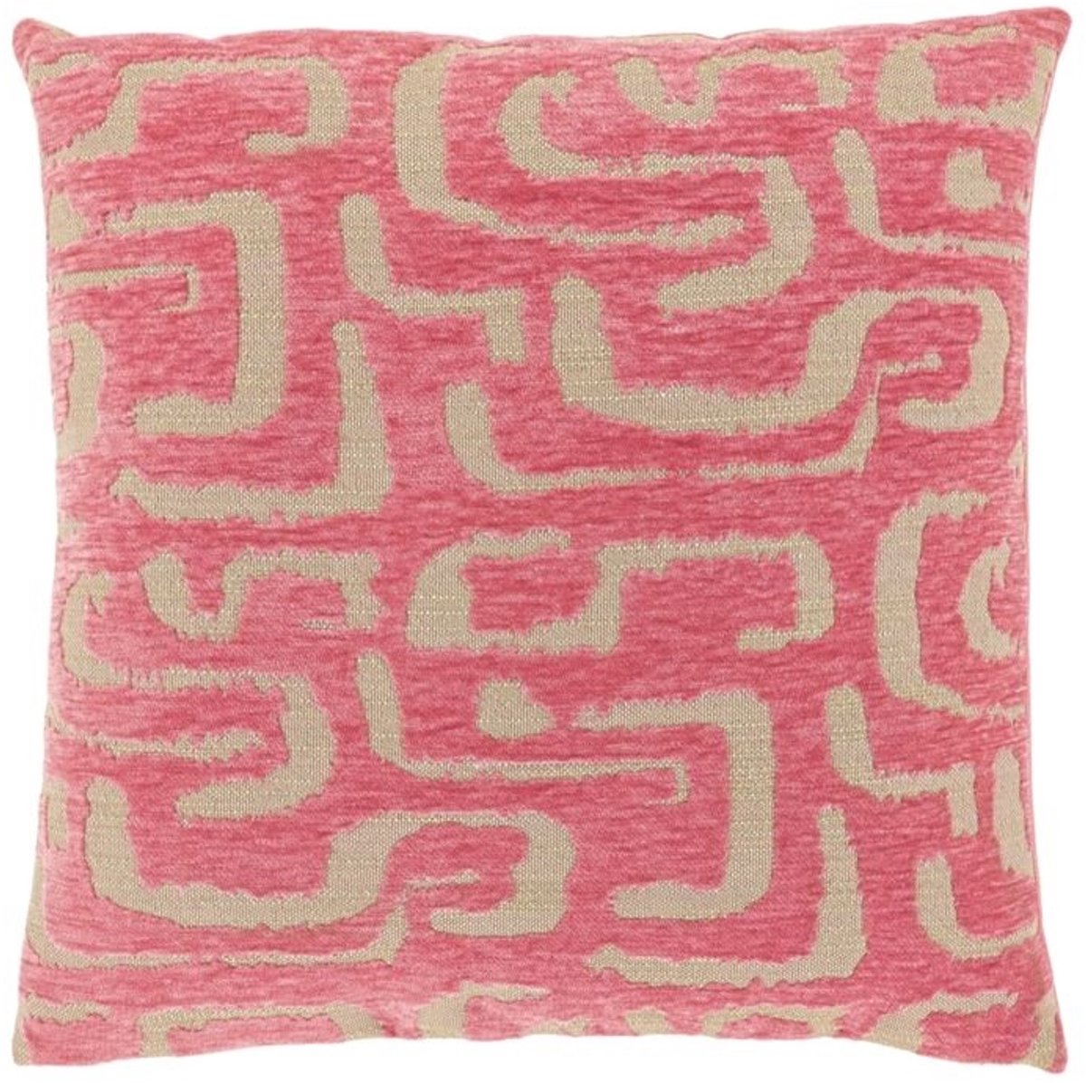 Unique Living Sierkussen Liam - Flamingo Pink - 45x45cm Roze