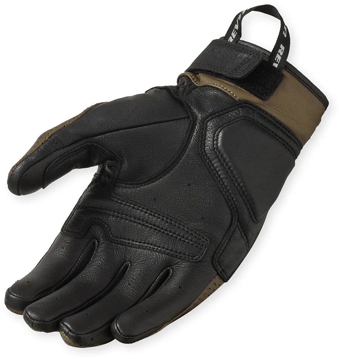 REV’IT! New Heights Bruin Zwart Handschoenen - Maat XXXL - Handschoen – foto 2