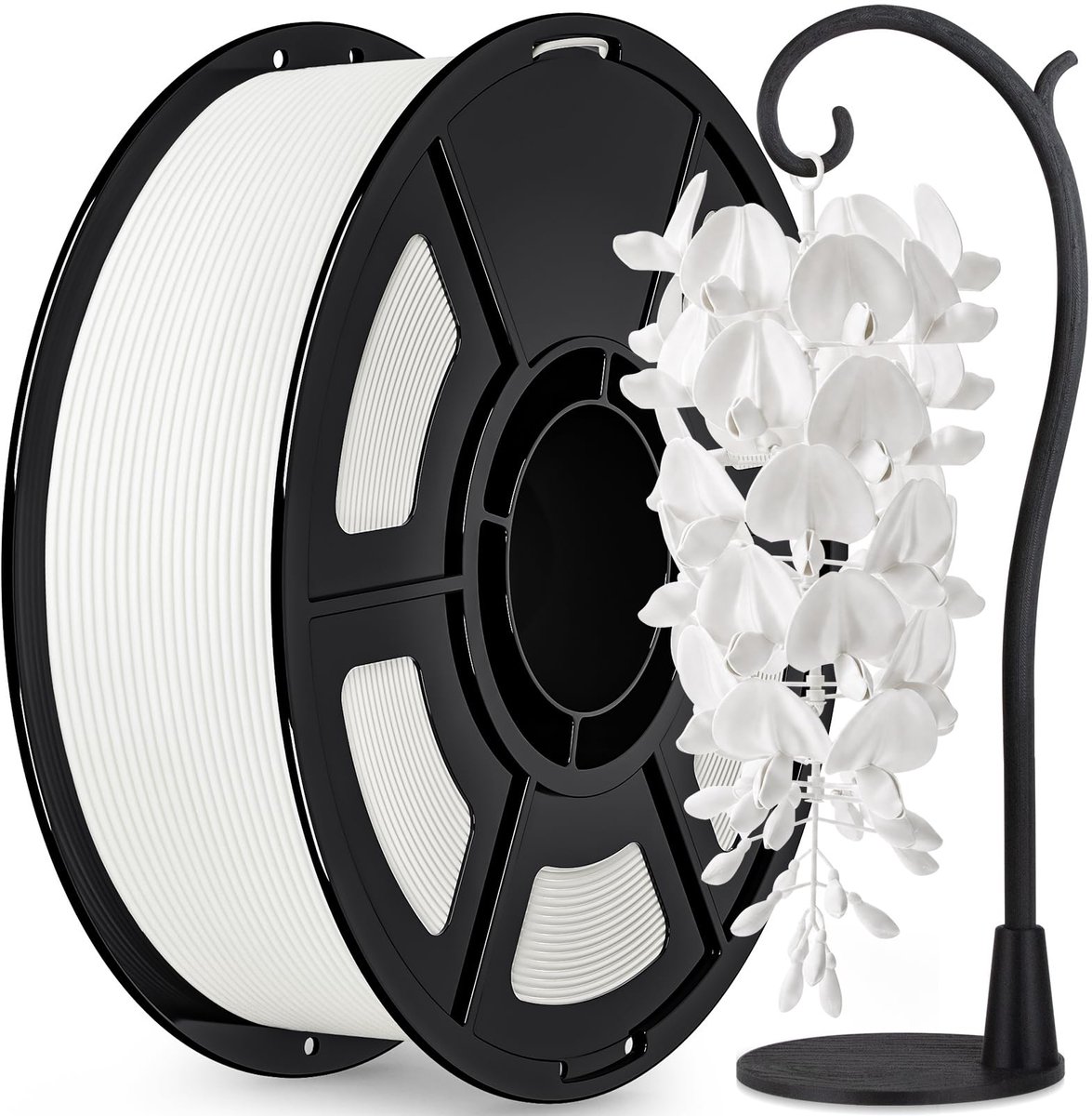 IEMAI Mat PETG Filament 1.75 mm 1KG, Wit PETG 3D-printerfilament, Compatibel met Bambu Lab, AMS, AMSLite - ShopVlot