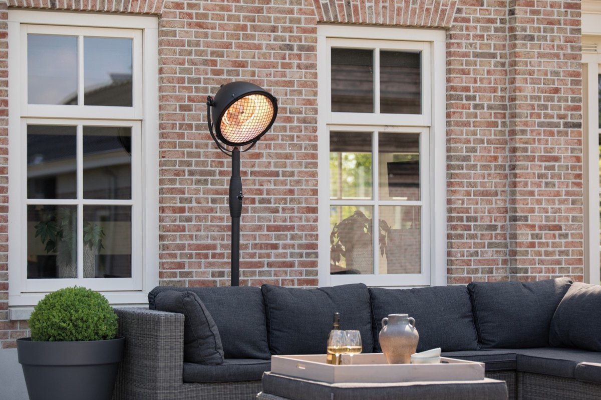 Sunred Indus Bright 2100 W - Freestanding patio heater - Black