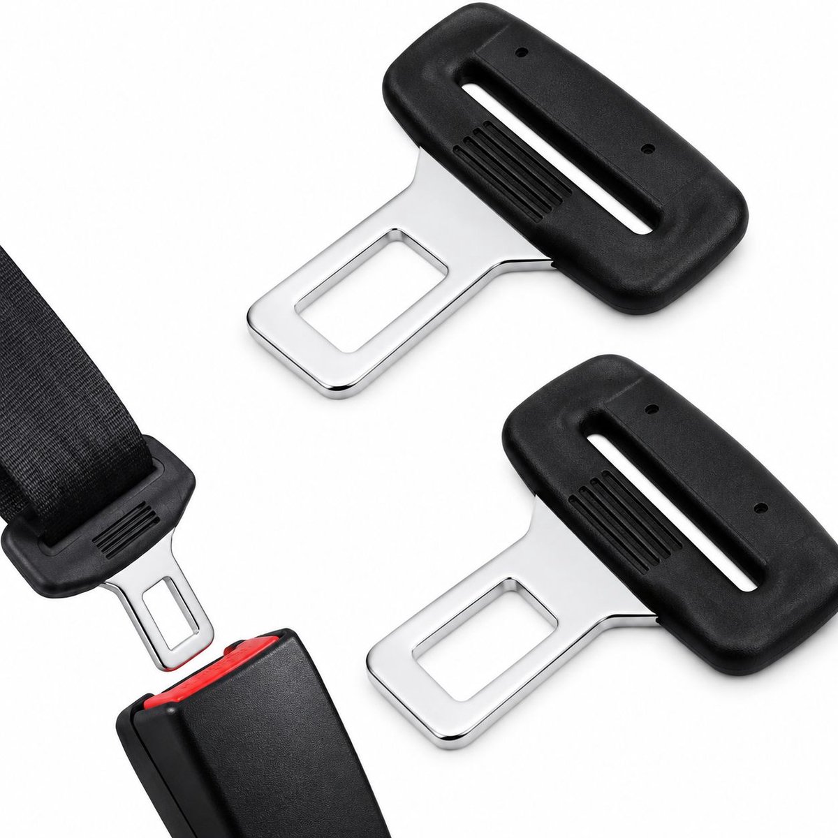 VHV - Gordelalarm stopper - 2 stuks - Auto gordel gesp - Gordel alarm stopper - Alarmstopper - Autogordel clip - Gordel clip - in en rond de auto