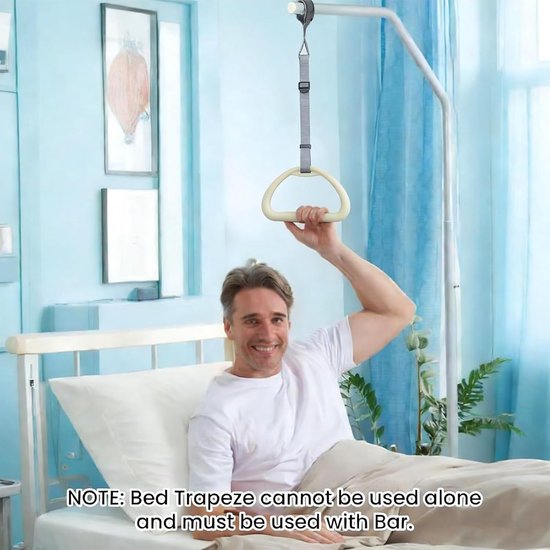 Ergonomische Bedsteun voor Senioren, Antislip Handgreep voor Veilig Opstaan, Ideaal voor Dagelijks Gebruik en Nachtrust — afbeelding 3