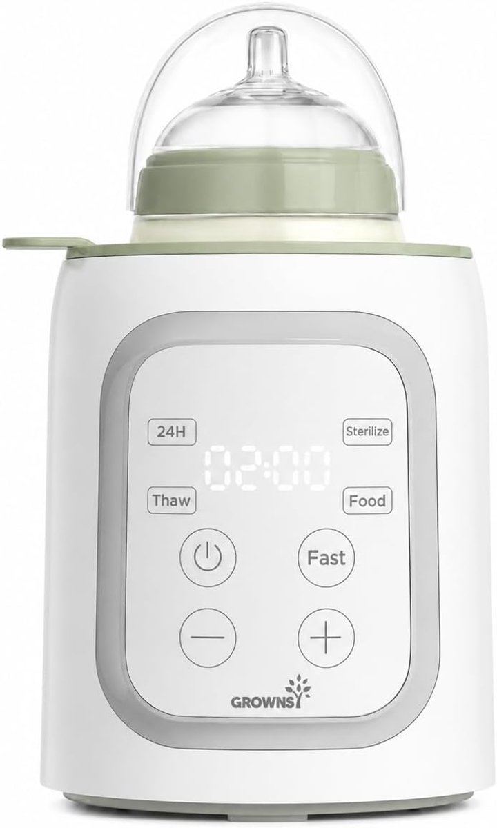 Grownsy Flessenwarmer voor baby's, snelle en nauwkeurige - ShopVlot