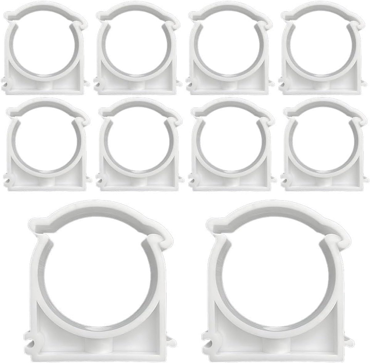 PPR Slangklemmen 10 Stuks - 5.5 x 6.5 cm - Hoge sterkte en flexibiliteit - Ideaal voor waterleidingen - ShopVlot