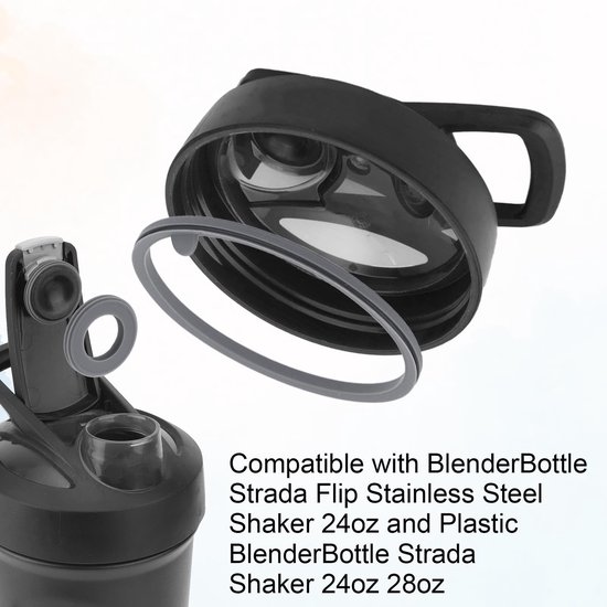 Dichting blenderbeker - Siliconen - 4 stuks - 2 maten — afbeelding 5
