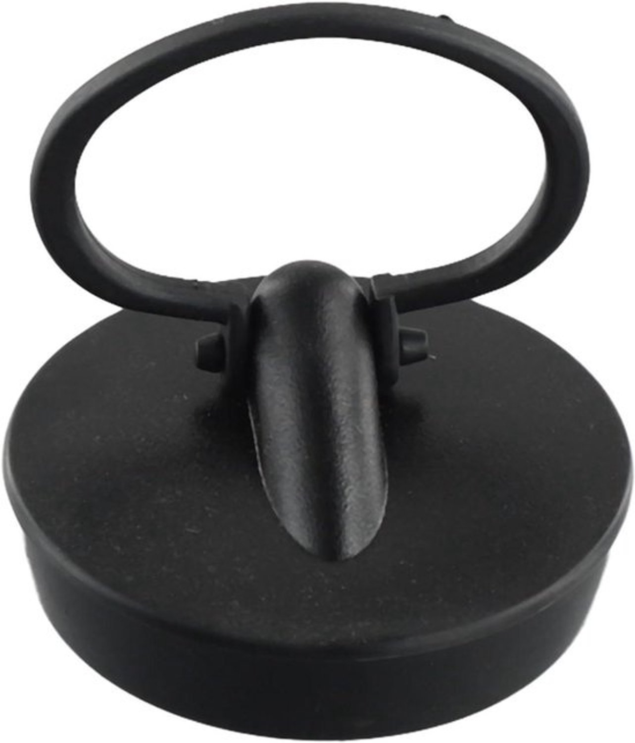 Gootsteenstop - Afvoerdeksel voor wc - Waterafdichting voor douche - Bestand tegen hoge temperaturen - 47 mm - Zwart
