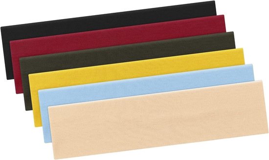 Set van 6 Zachte Sport Haarbanden voor Dames