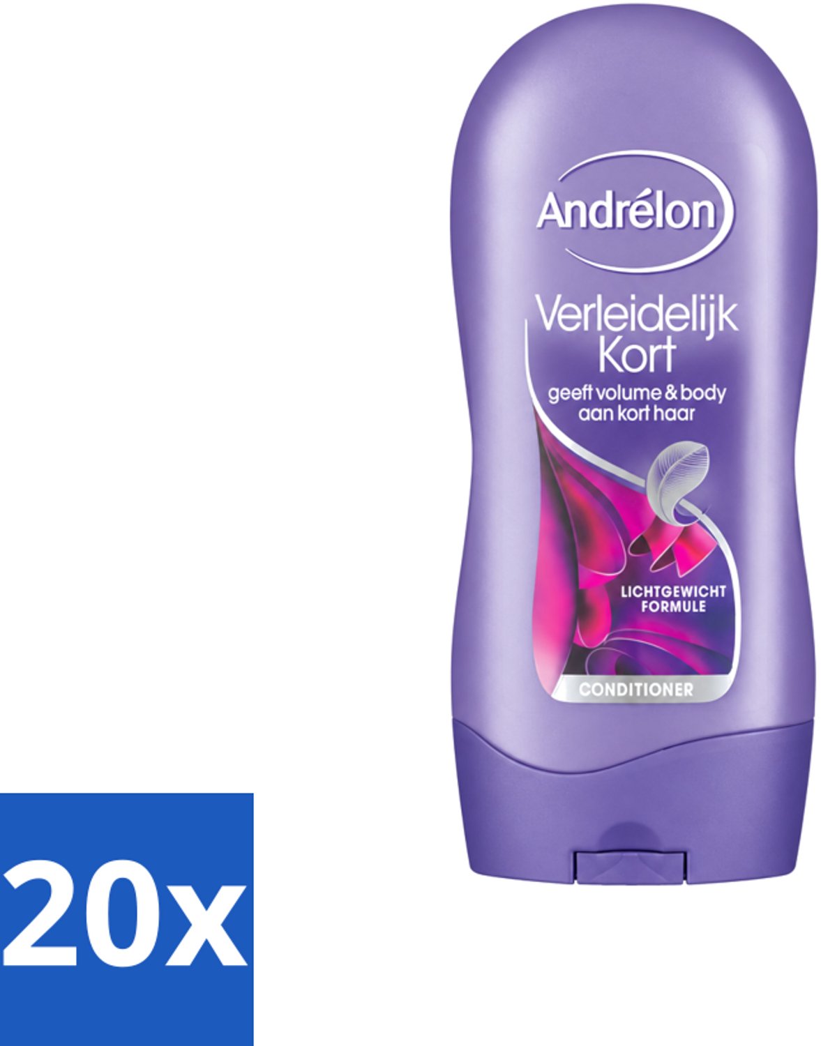 20 x Andrélon - Verleidelijk Kort - Conditioner - Voor Kort Haar - 300 ml - Voordeelverpakking - 20 stuks