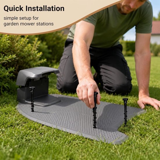12 stuks grondschroeven fundament voor robotmaaier, laadstation & garage — afbeelding 4