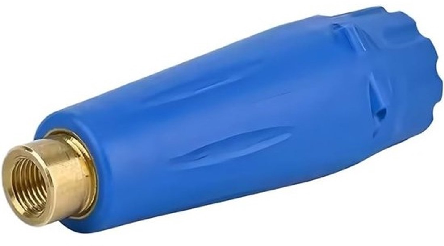 Hogedrukschuimmondstuk - Sneeuwschuimlans - Auto wassen - Dik, hechtend schuim - 12 cm - Blauw zwart