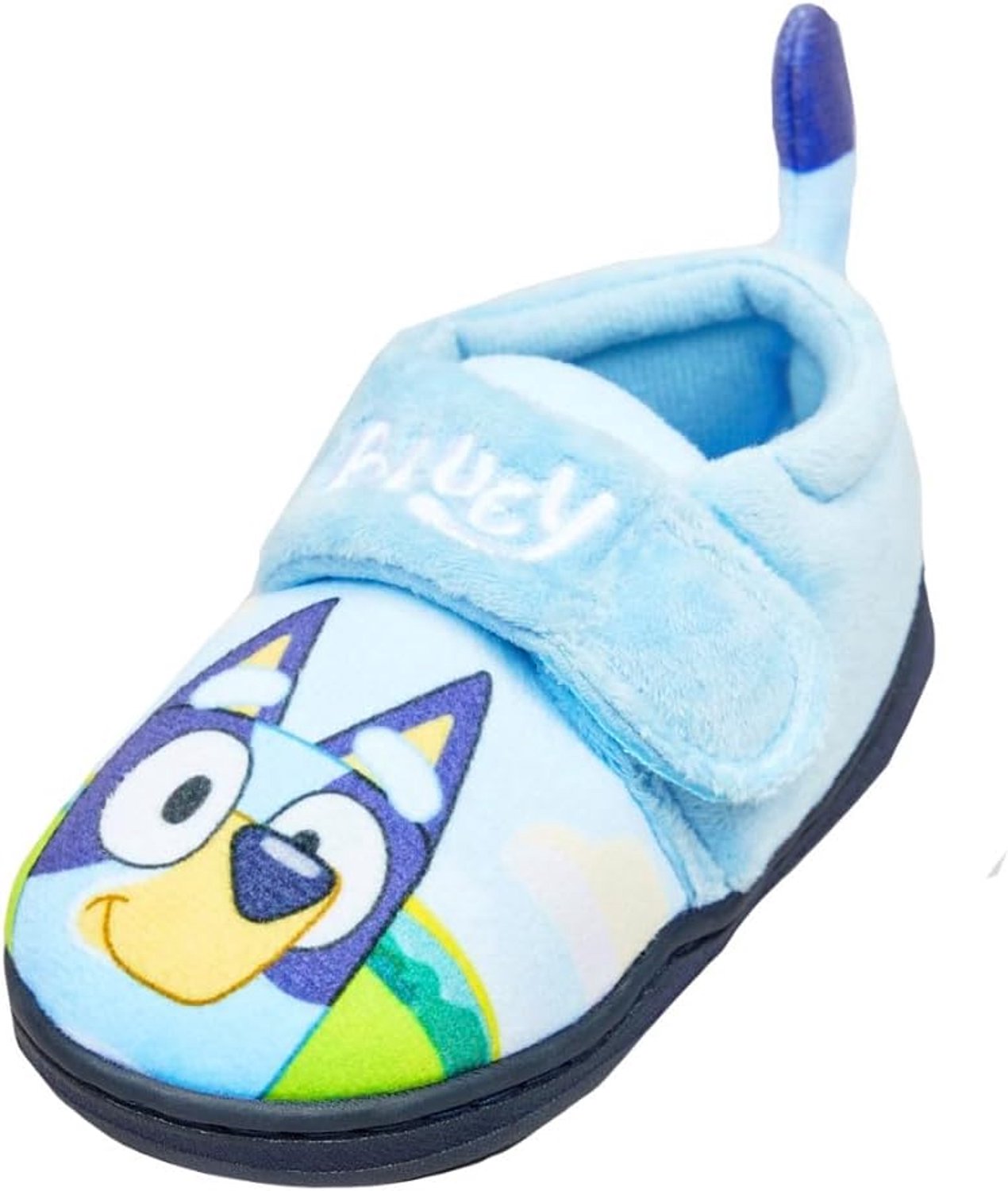 Bluey Kinderpantoffels met Klittenband - Blauw - Maat 28 EU