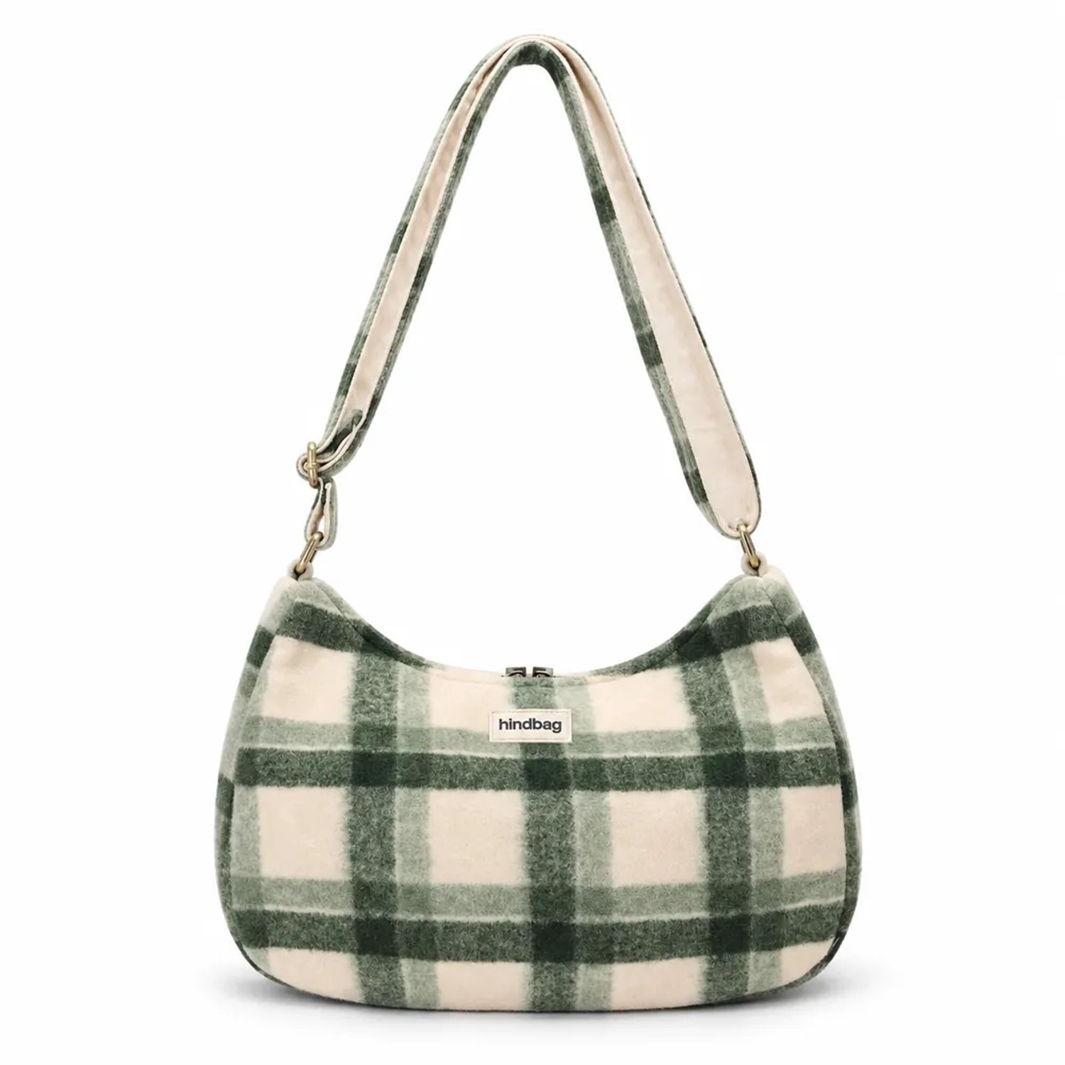 Hindbag handtas Rosa tartan groen