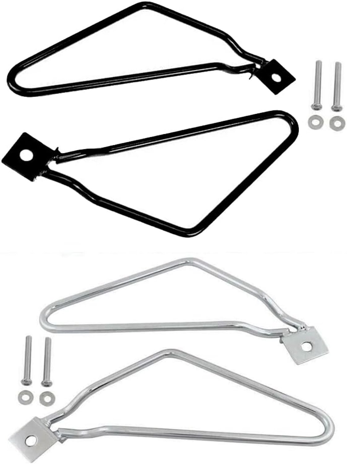 Beugel Set, Zadeltas Beugel Set Fit voor H/a*rley Sportster 883 Iron XL883N, Dyna Fat Bob FXDF
