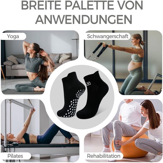 Merkloze Pilates Sokken Dames - Antislip & Ademend — afbeelding 5