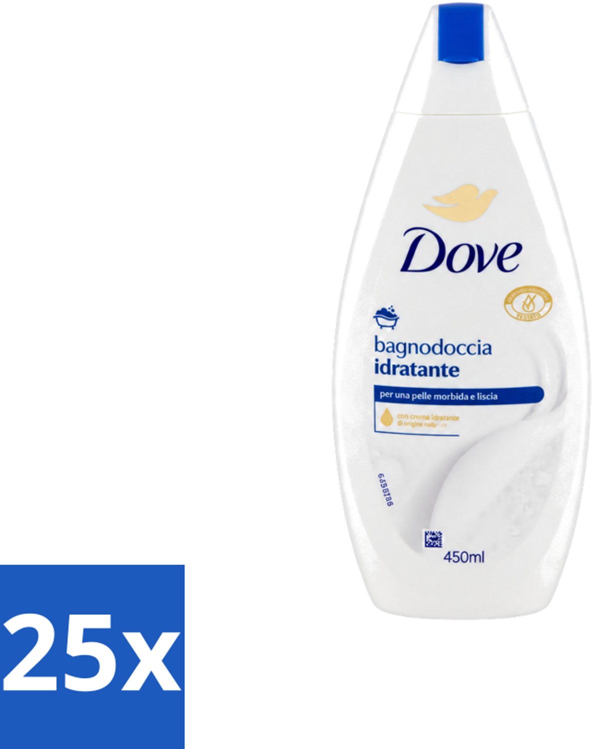 25 x Dove – Douchegel – Hydraterend – 450 ml - Voordeelverpakking - 25 stuks