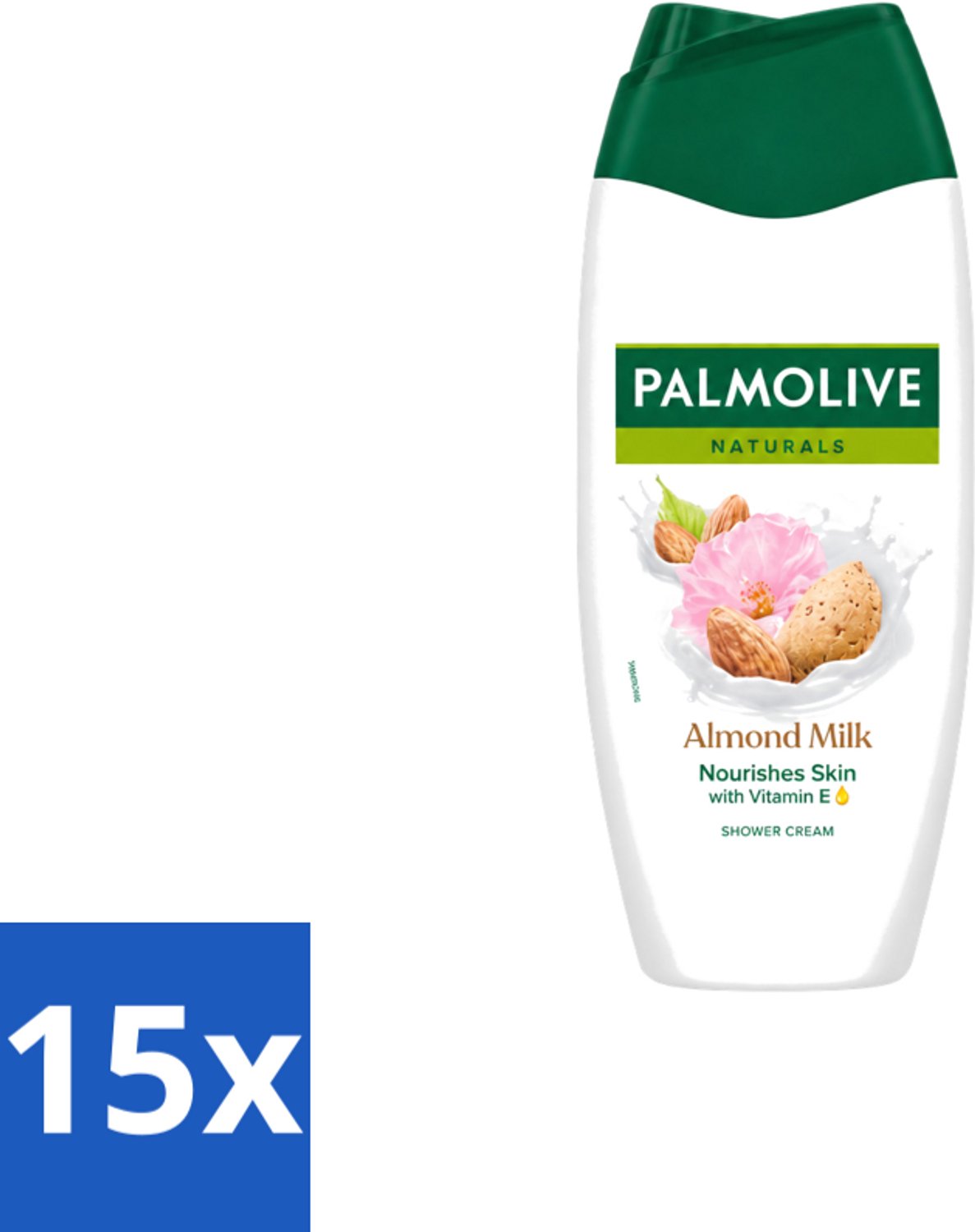 15 x Palmolive – Douchegel – Almond Milk – 250 ml - Voordeelverpakking - 15 stuks