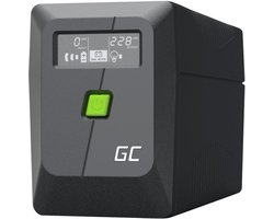 UPS Noodstroomvoeding - 850 VA 480 W - Compact Kunststof - Zuivere Sinusgolf - Voor Server En Kantoorapparatuur