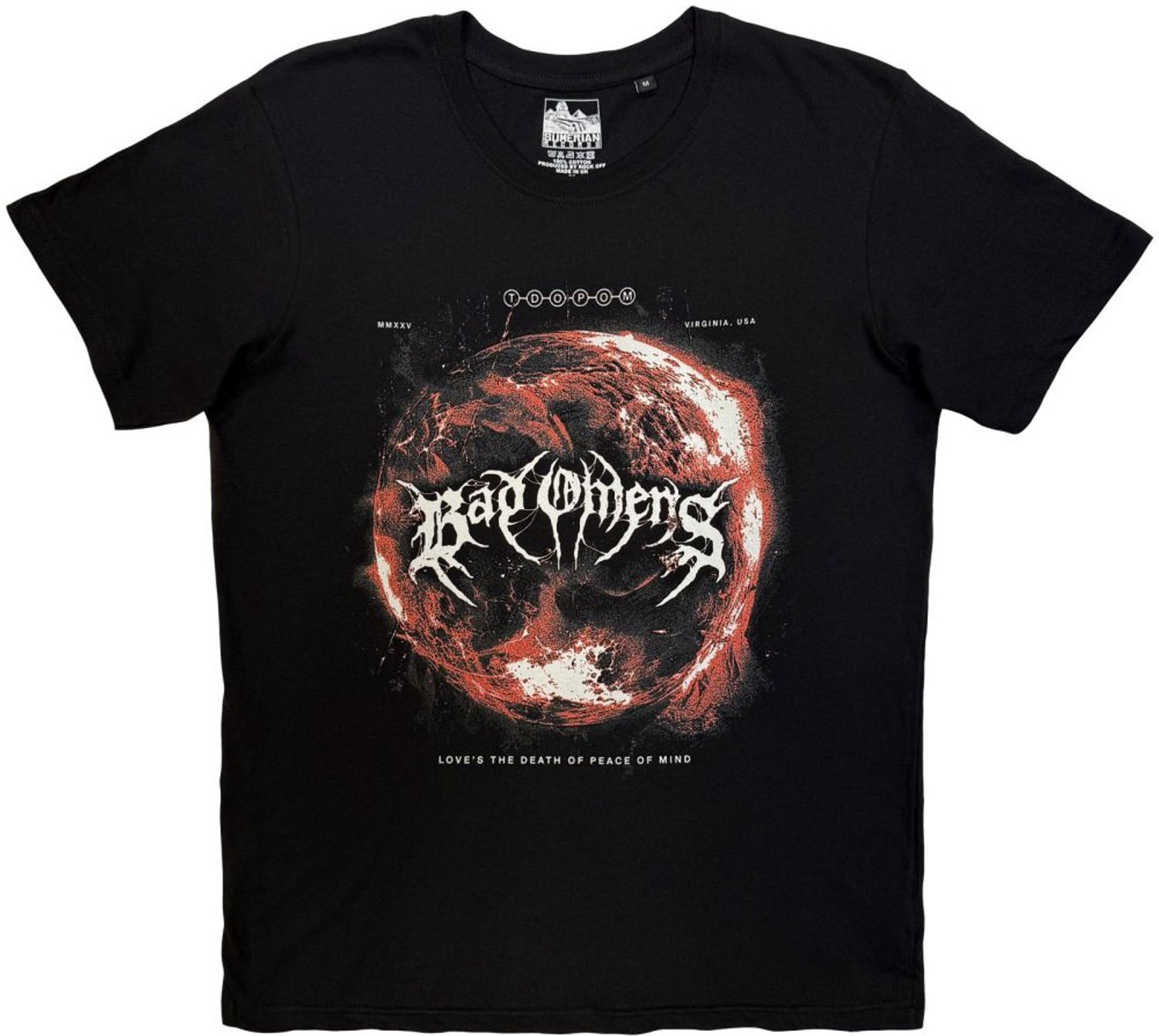 Bad Omens - Dark Planet Heren Tshirt - S - Zwart