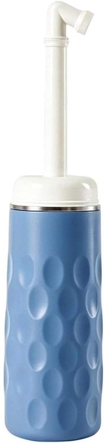 Draagbare Bidetfles - Persoonlijke reiniger - Persoonlijke hygiëne - Lekvrij mondstuk - 400ml - Blauw