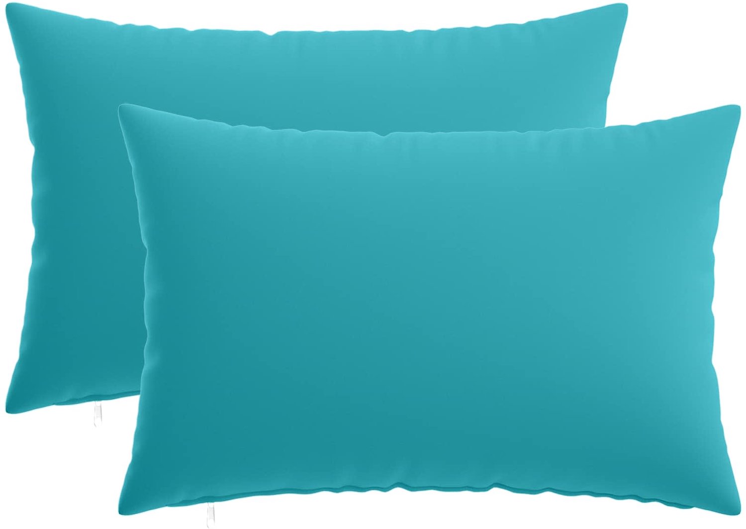 vidaXL Dekenkussen - 2 - st - HEERLEN - Turquoise - 50 - x - 75 - cm - Polyester