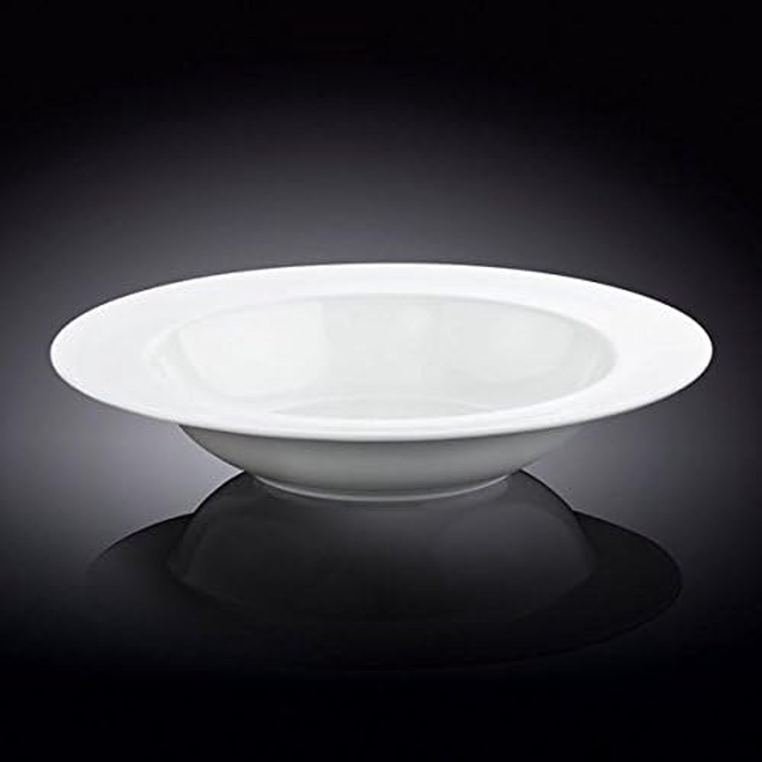 Wilmax Diep bord 28 cm 800 ml van porselein, Wit WL-991219/A