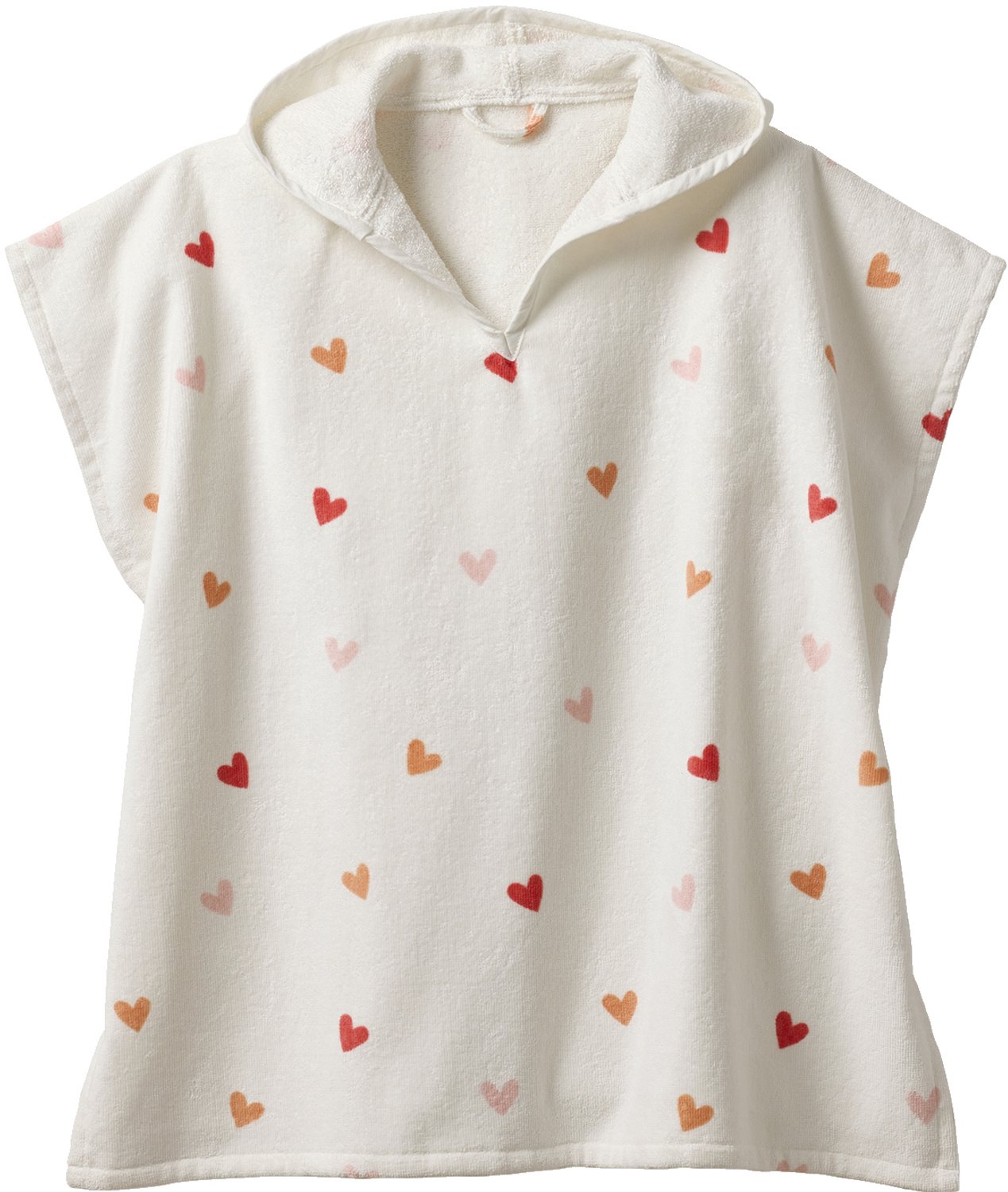 Vertbaudet badponcho voor kinderen COEURS, met gerecycled katoen