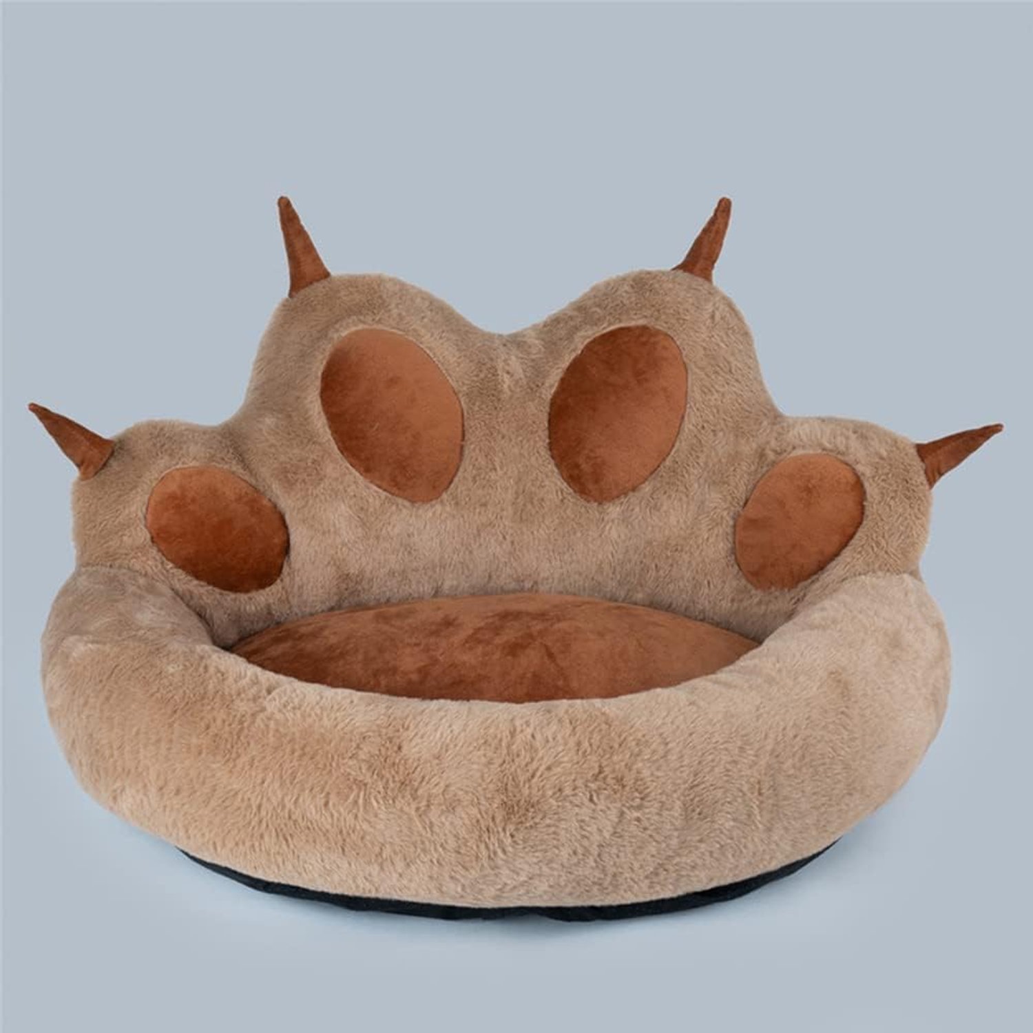 Kat Klauw Huisdier Hondenbed Kalmerende Hondenbedden Donut Ronde Katten Hondenbank Zachte Warme Kennel