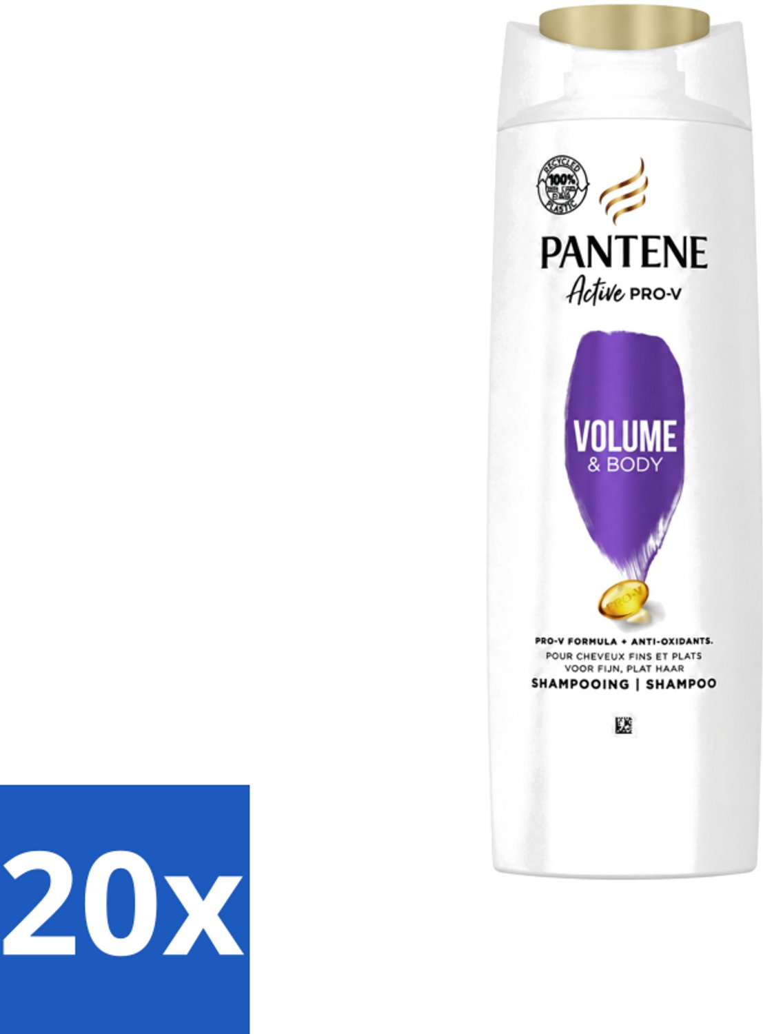 20 x Pantene - Shampoo - Antioxidant - 360 ml - Voordeelverpakking - 20 stuks