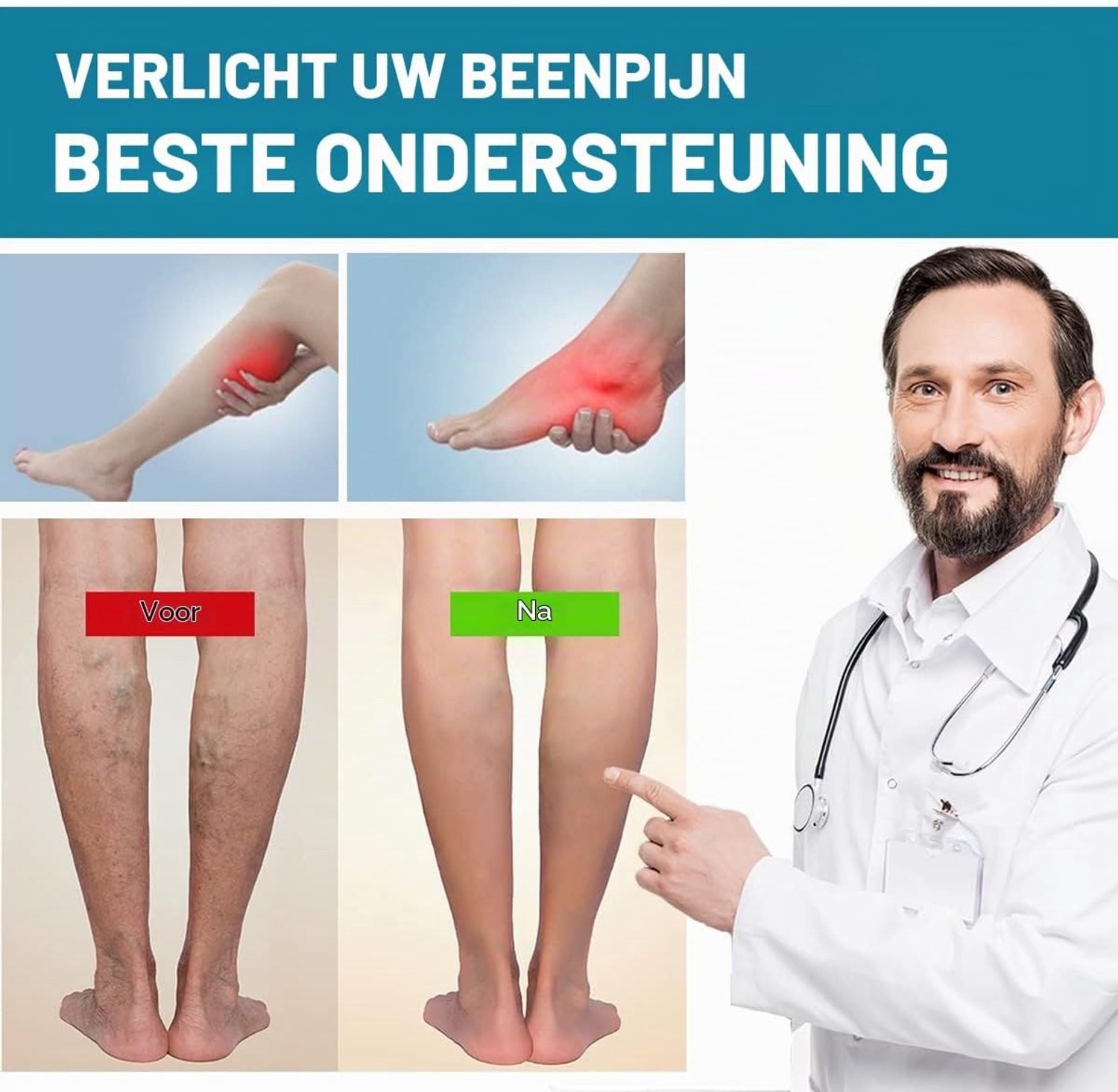 Compressiekousen voor Sport, Hardlopen, Vliegen en Zwangerschap - 3 Paar Ondersteunende Kousen voor Optimale Bloedcirculatie en Comfort