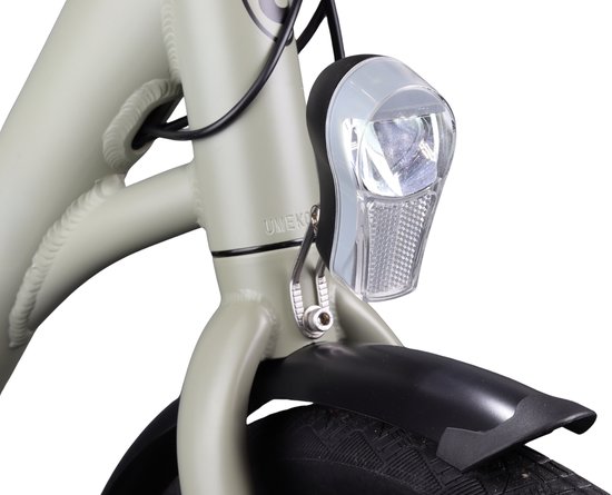 Crown Los Angeles - Elektrische stadsfiets - Elektrische damesfiets - Achterwielmotor - Hydraulische schijfremmen - 28 inch - 52 cm - French Gray — afbeelding 2