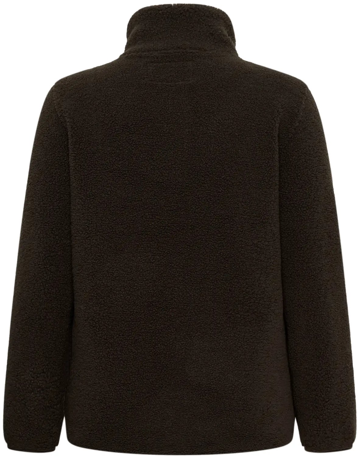 Damesfleece KAFFE Curve Kcmally Bruin